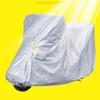 Чехол для мотоцикла, уличный всепогодный материал, 2 ветрозащитные пряжки, 4 светоотражающие полосы, внутренняя лента, защита от солнца, дождя, пыли, снега