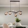 Nordic 12W Bird Chandelier E27 Трехцветный затемняющий обеденный стол Подвесной светильник Светодиодные светильники для украшения ресторана Внутреннее освещение