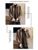 2023 Men's Short Winter Fur Coat - Thick Imitation Tiger and Mink Fur Jacket