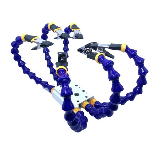 Третьи ручные скамейки, держатель паяльника с гибким рычагом, вращение на 360 градусов, многофункциональные руки помощи, инструмент для ремонта сварки печатной платы