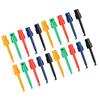 20Pcs Large Test Hook Clip Grabber Test Probe for Electronic Testing Multimeter AccessoriesLarge