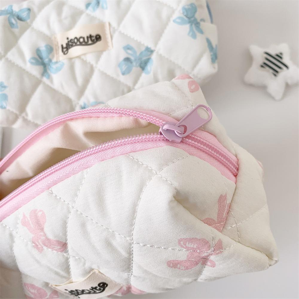 Multi-function Pen Bag Bowknot Stationery Organizer Portable Pen Box Gift