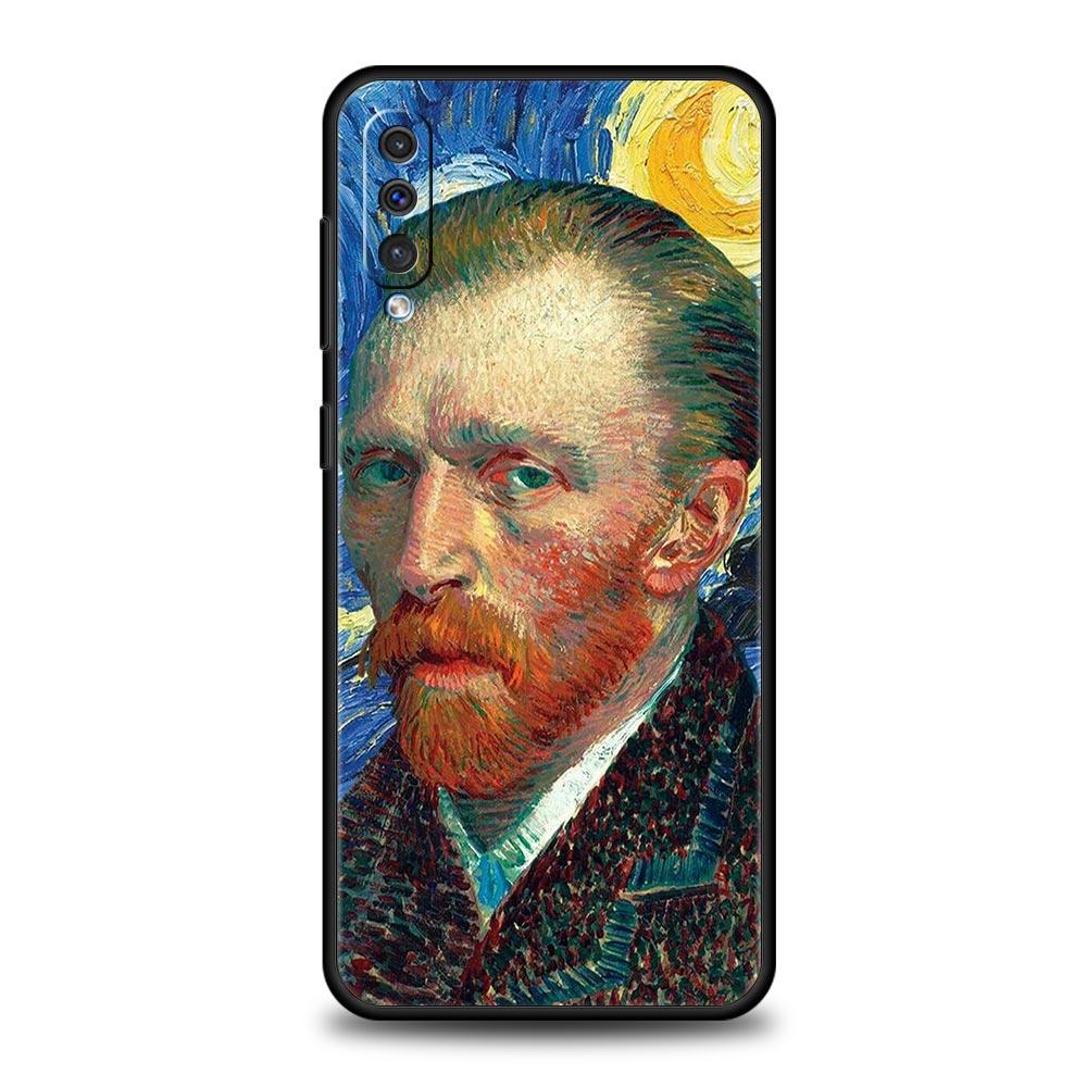 Чехол для телефона Samsung Galaxy A52 A14 A50 A70 A10S A30 A40 A20S A20E A02S A12 A22 A32 5G A04s Мона Лиза Ван Гог масляная обложка