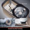 Hands-free Rotary Spin Mop