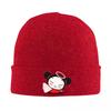 Cartoon Pucca Warm Knitted Cap Hip Hop Bonnet Hat Autumn Winter Outdoor Beanies Hats for Unisex Women Adult