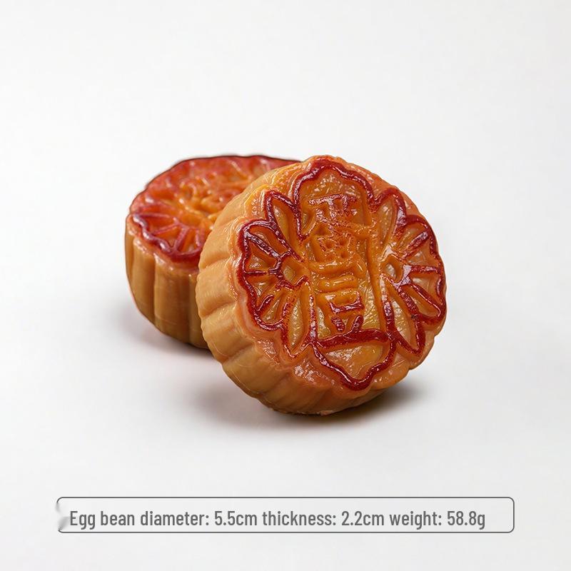 Red Bean Mooncake Simulation Toy - Children's Role-Play & Mid-Autumn Festival Decoration