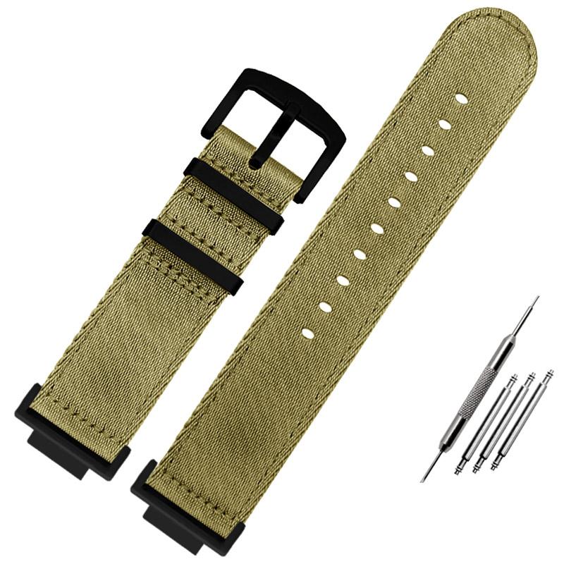 Нейлоновый ремешок для часов, адаптер из нержавеющей стали 22 мм, 16 мм для Casio G-Shock GA-110/100/120 GD-100 DW-5600 5610, разъем ремешка для часов