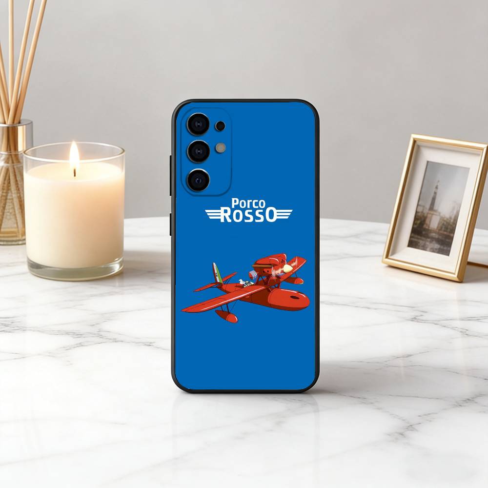 P-Porco R-Rosso-PR-es Phone Case For Samsung S25,S24,S21,S22,S23,S30,Ultra,S20,Plus,Fe,Lite,Note,10,Black Cover