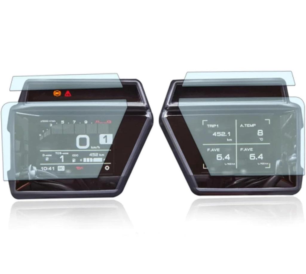 motokano Gauge Film (2-Pack) for TRACER9 GT (22+) - Gauge Protection Film