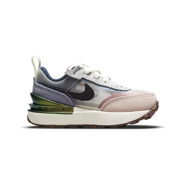Nike Кроссовки Waffle One Vintage с амортизацией, износостойкие, низкие, для малышей, Черные, Розовые, Фиолетовые, Разноцветные DM5456-701