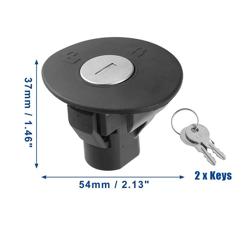 8U5Z-9C268-B Car Locking Fuel Tank Filler Cap With 2 Keys For Ford F150 Fiesta Edge Escape Focus Lincoln Navigator MKS Mercury