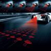 Universal LED Car Motorcycle Laser Fog Light Anti Collision Tail Lamp Auto Moto Braking Parking Signal Warning Lamps Car Lights