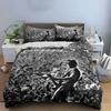 Rock Concert Guitarist Art Bedding Duvet Cover Set Duvet Cover Pillowcases  (1*Duvet Cover 2*Pillowcases, without duvet insert)