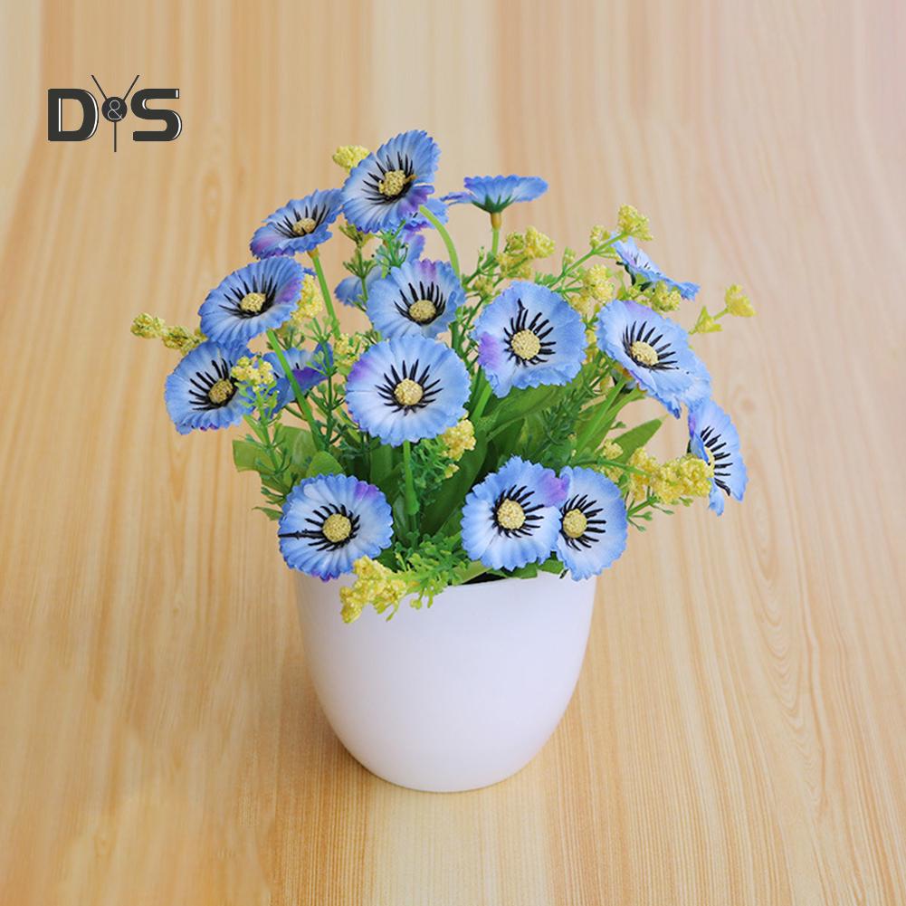 Цветущий букет, искусственный бонсай, искусственный цветок, растение для дома, сада, праздничного стола, праздничное украшение