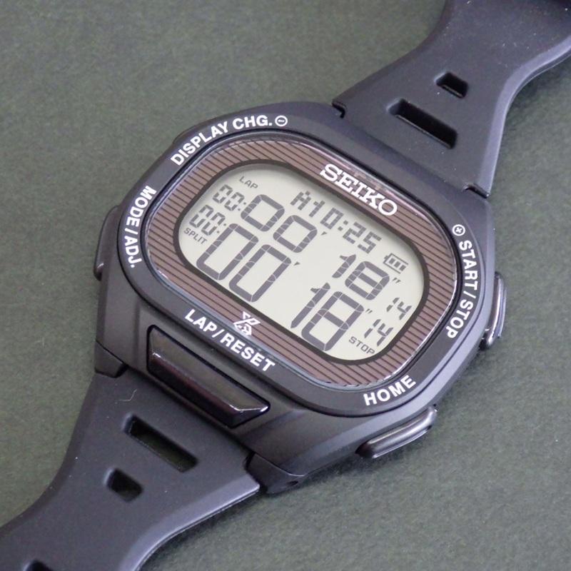 Цена Бренд SEIKO Prospex Super Runners SBEF055 Солнечные Цифровые Тонкие Часы Новые Легко Читаемые