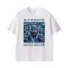 Unisex Vintage Classic Streetwear TShirt Unisexs Casual Gothic Graphic with Funny Daddy Wolf Kitten Meme Unisex And Unisex Tshirt