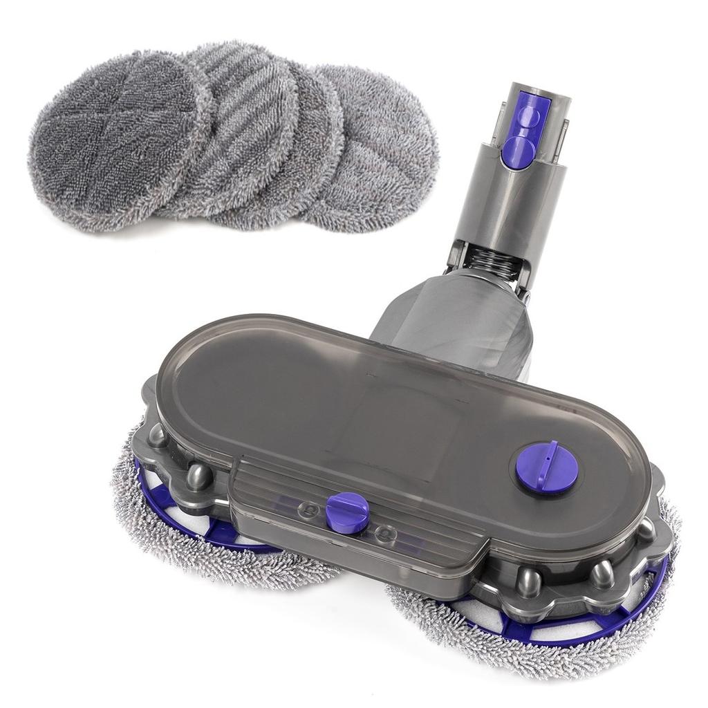 Для пылесоса Dyson V7 V8 V10 V11 V15 электрическая насадка-швабра, с резервуаром для воды, салфеткой для швабры и шестью аксессуарами для швабры на выбор