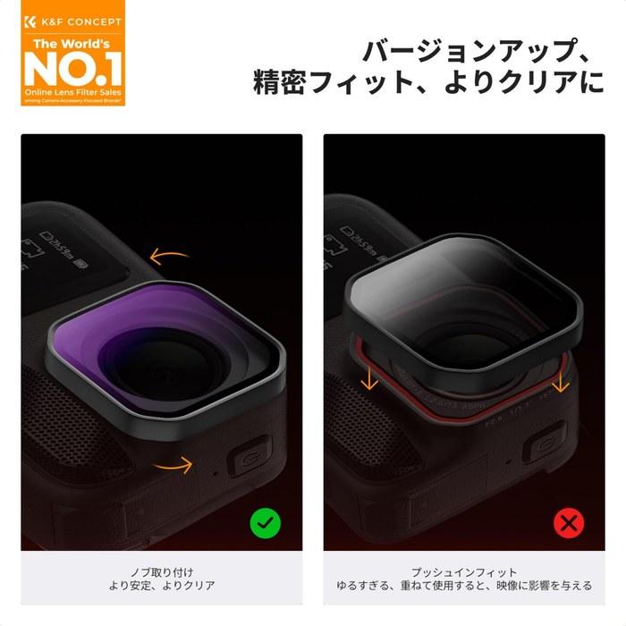K&F CONCEPT Набор фильтров для Insta360 Ace Pro 2 (ПЛ+ND8+ND16+ND32+ND64+ND128)