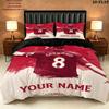 Custom Liverpool Bedding Quilt Set Quilt Cover Pillowcase Home Decoration Birthday Gift (1 * duvet cover + 2 * pillowcase, without core)
