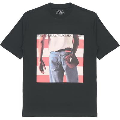 Palace Футболка Born To Bun, черные топы унисекс P20TS068
