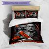 3pcs The Revenge of Michael Myers pattern bedding set duvet cover set includes duvet cover &pillowcases,perfect all season bedroom decoration&gift