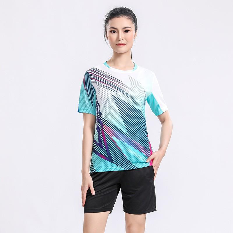 Quick-Dry Kids Badminton Sport Set Breathable Unisex Athletic Shirt Shorts Tennis Table Training Competition