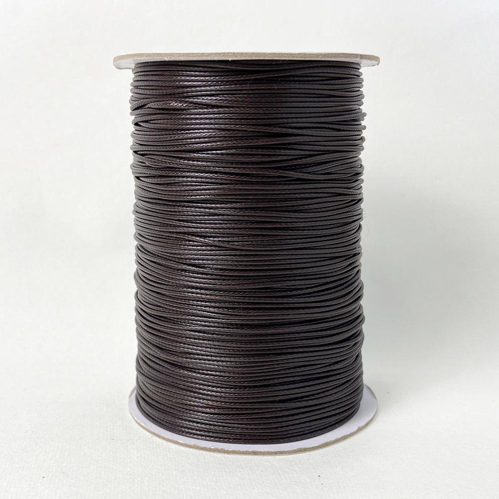 Корейская вощеная веревка 1 мм: Ювелирные изделия и подвеска Ожерелье/Плетеный браслет с ПУ кожей