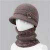 Old Man Hat Female Grandma Quarter Mother Mother-In-Law Knitted Wool Hat Rabbit Fur Warm Old Lady