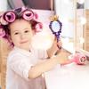 12pcs Wooden Mirror Craft for Kids Decorate You Own Princess Mirrors DIY Paint Wooden Hand Mirror  Birthday Gift Party Supplies