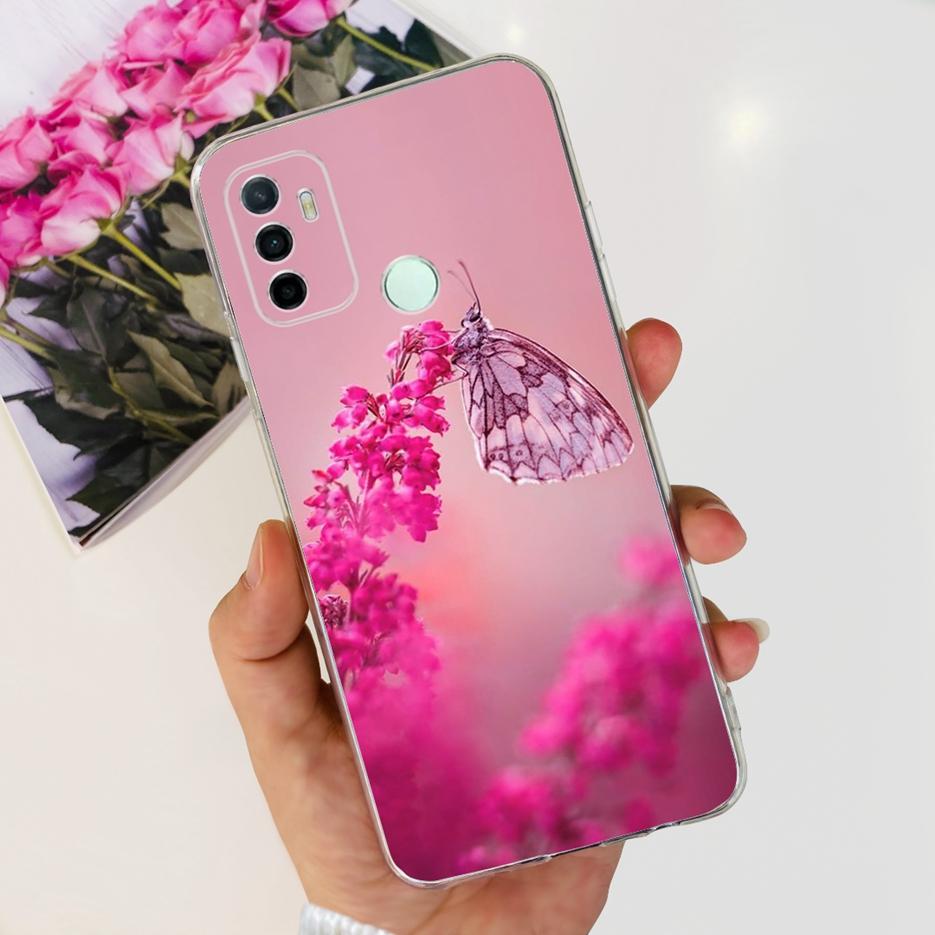 Для Oppo A53 Чехол Oppo A53s CPH2139 Стильный Расписной Чехол Прозрачный Силиконовый Чехол для Телефона Для Oppo A53 A 53 s OppoA53 Мягкие Fundas Capa