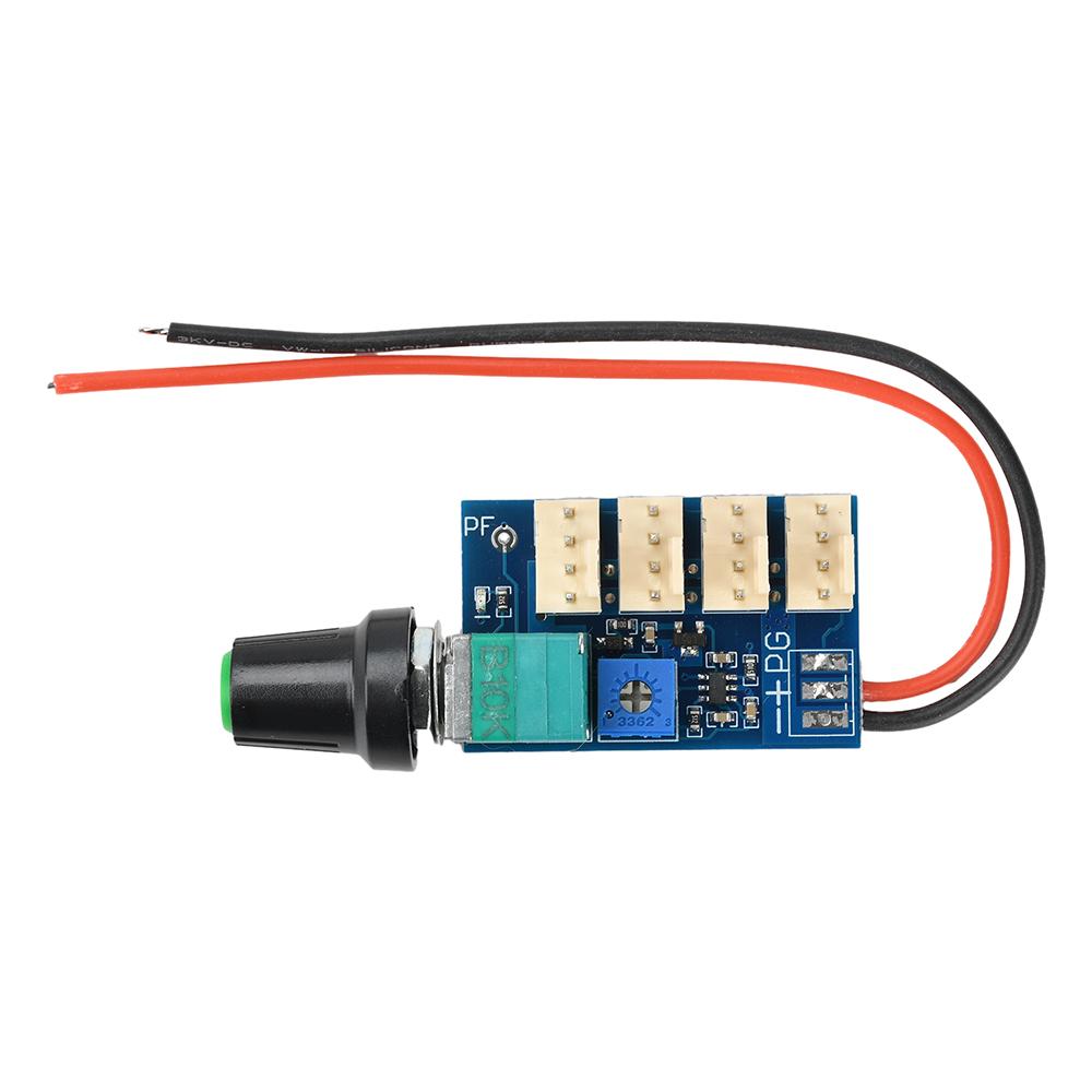 4-канальный DC12V 3A 4-проводной ШИМ-контроллер вентилятора с ручным регулятором и переключателем 5V 25KHz Контроллер скорости вентилятора