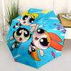 1pc The Powerpuff Girls Automatic Opening and Closing Folding - A Good Choice for Gifts, Fashionable and Convenient Umbrella With Cute Cartoon Charact