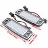 1/2Pcs For KIA Sorento R Sorento MX 2010-2015 LED Car License Plate Light Number Frame Lamp With Resistance Car Accessories
