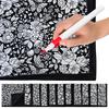 Color Your Own Blanket Washable Fuzzy Velvet Creative Art Project with Markers for Holiday Arts Crafts Activity Party