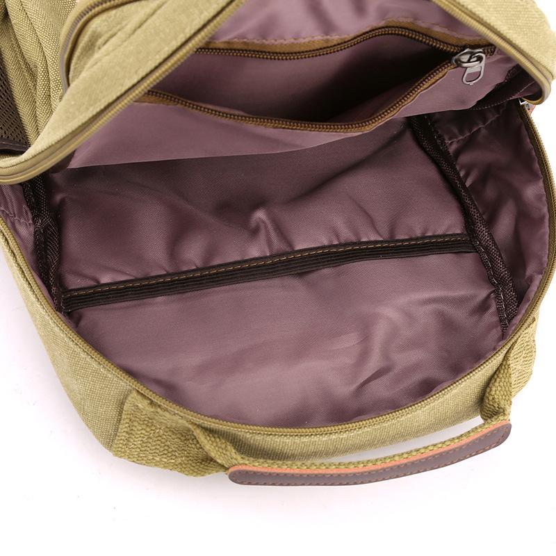 Canvas For Backpack Laptop Men Backpack Travel Backpack School Bag Waterproof Men Bag Pack Mochila