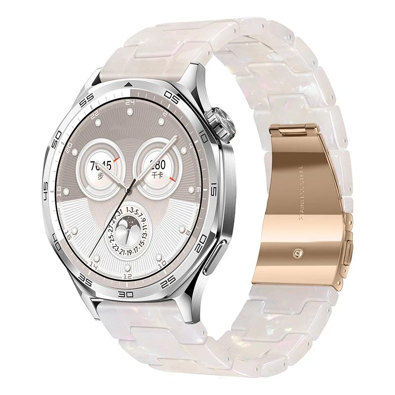 Resin Strap for Huawei Watch 5 4 GT6 Pro GT6 GT5-4-3-2 46mm Comfortable Bracelet Wristband Amazfit Bip 6 5 Balance 2 1 Active 2
