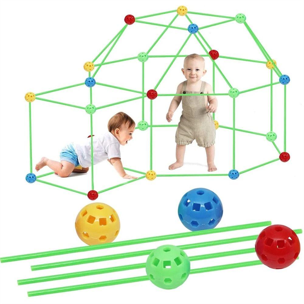 Indoor Tent Fort Building Blocks Tunnels Tents Tent Brick Kit Children Gifts