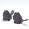 Ручная работа Lucky Teapet Birds для украшения дома и сада, украшения стола, фиолетовые песчаные статуи, декор