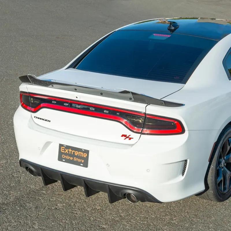 2015-2021 Для Dodge Charger SRT Задний Бампер Губа Диффузор Спойлер Нижний Сплиттер Защита Глянцевый Черный Или Под Карбон