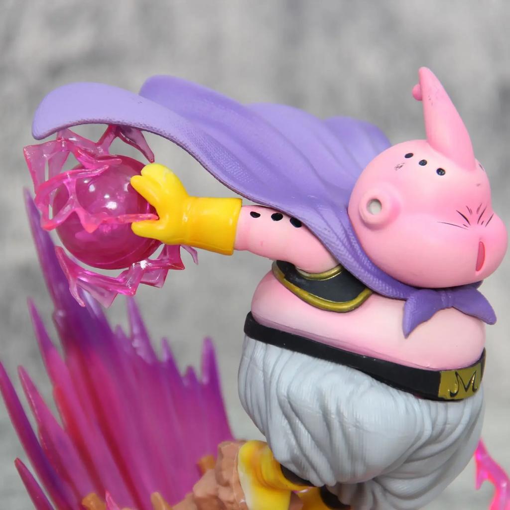 Фигурка Маджин Буу (толстый Буу) из аниме Dragon Ball Z, 18 см, с подсветкой, из ПВХ, коллекционная модель, украшение, игрушка, подарок.