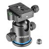 Neewer Professional Metal Tripod Ball Head with 360 Degree Inch Quick Shoe Bubble Level for Camera Load 8kg Rotation, 1/4 Plate,