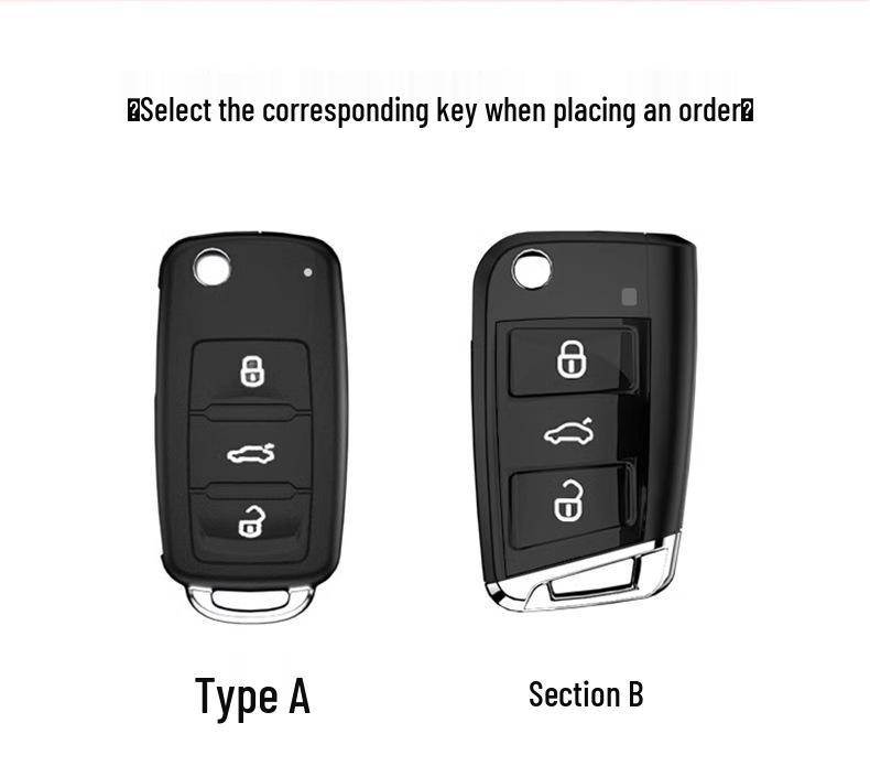 Чехол для ключа автомобиля Volkswagen для Sagitar, Lavida, Tiguan, Bora, Polo, Golf, Tayron - Для женщин