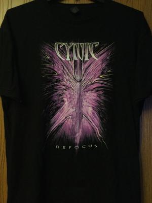 Cynic - «Refocus» - Черная рубашка - XL