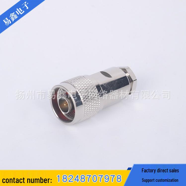 Pure Copper N-Type Male RF Connector N-J27 Plug-in 50-5 Line DC Male Connection