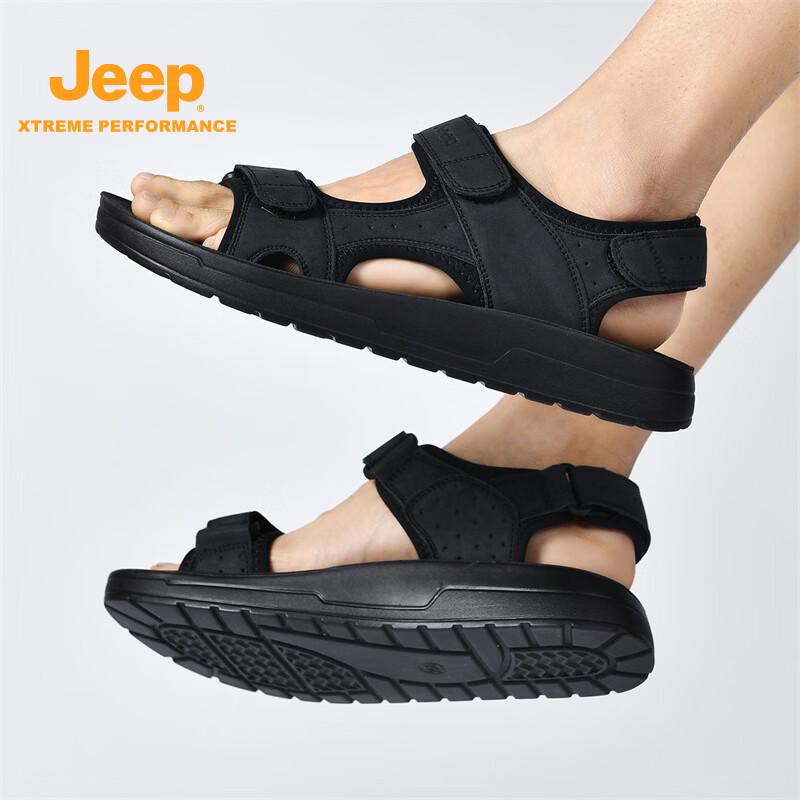 Jeep Мужские дышащие уличные сандалии
