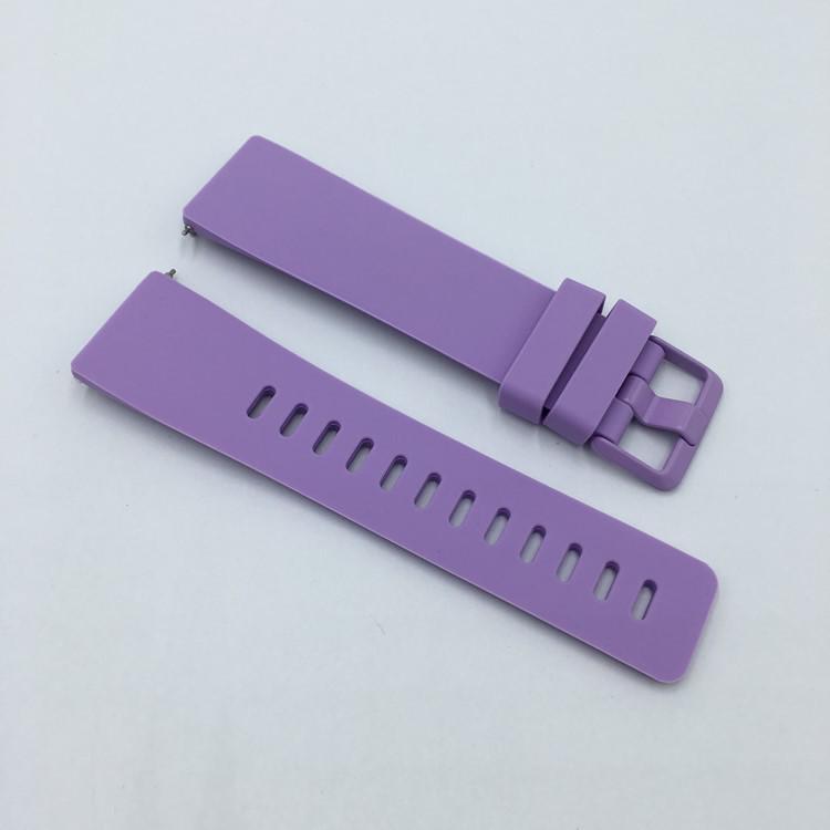 Совместимый силиконовый спортивный ремешок для Fitbit Versa 2 & Versa Lite - Официальный стиль, цветная пряжка, замена