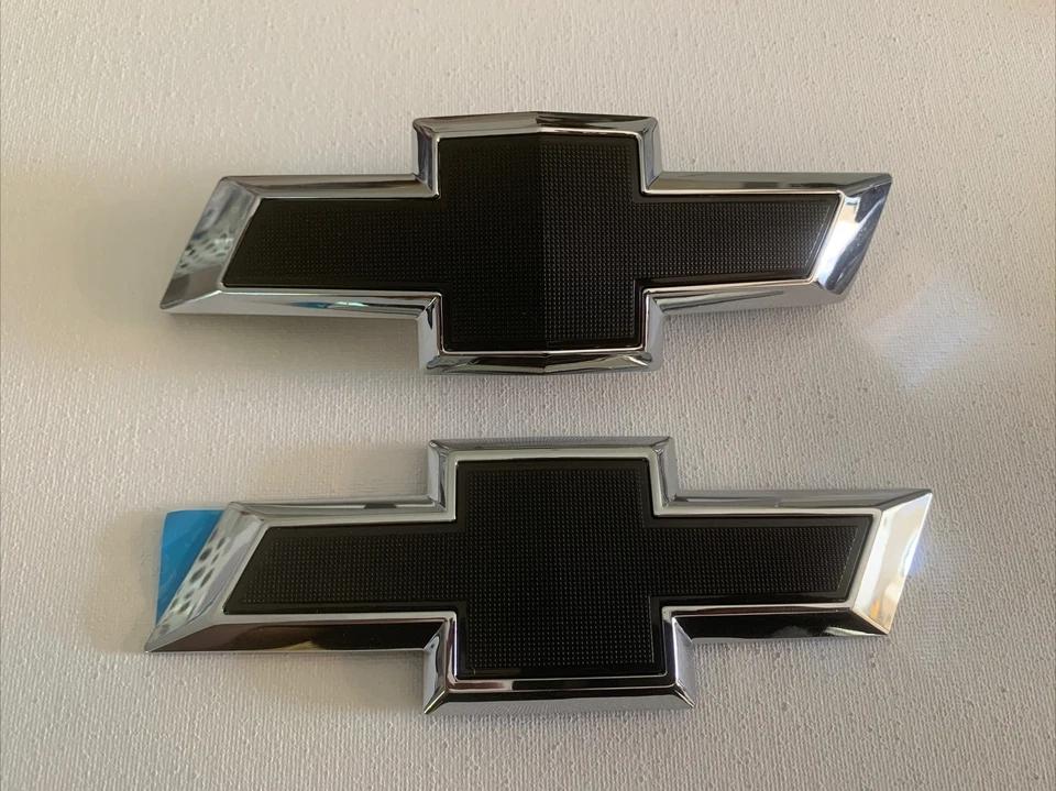 AABHC1 НОВЫЙ 2016-2024 Chevrolet Camaro Индивидуальный значок Bowtie для LS LT Передняя решетка Задний значок на багажник Серебристый Черный