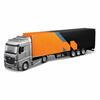 Bburago 1/43 Mercedes-Benz Actros Gigaspace McLaren Custom / 2024 #4 Ландо Норрис, Без шлема / Металлическая модель, Готовая модель 18-38401 Оранжевый
