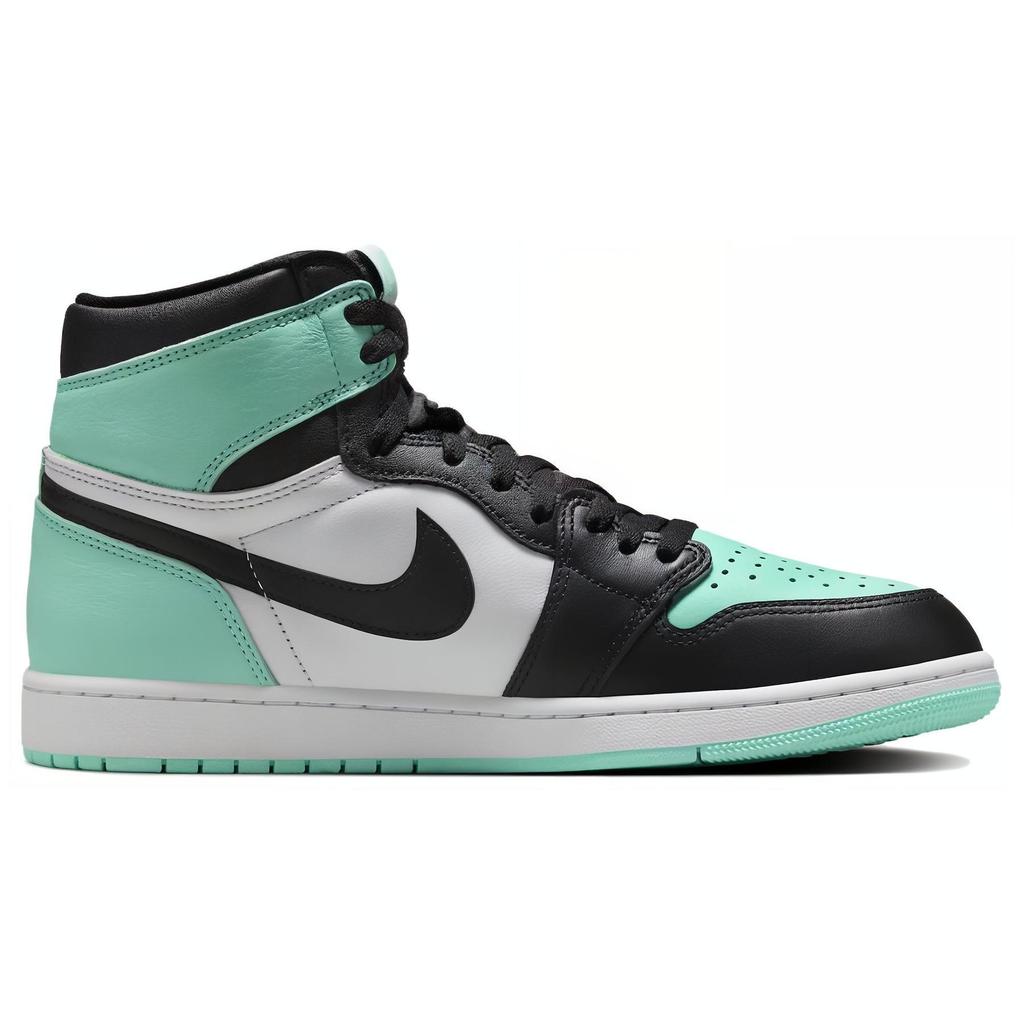 Кроссовки унисекс Air Jordan 1 Retro High OG Green Glow Белый Черный DZ5485-130
