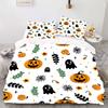 Halloween - Style Digital Printed Duvet Kit - Polyester - Bedroom Decor -1 Bed Cover +2 Pillowcases (no Pillow Core)